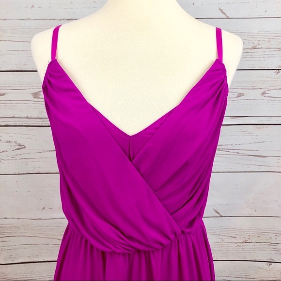 Victoria’s Secret Fuchsia Magenta Surplice Dress - Picture 2 of 5